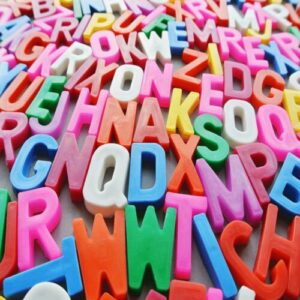 Many colourful randomized alphabets